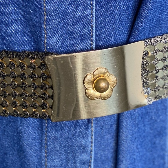 Vintage Gold Stretch Belt - Picture 4 of 13